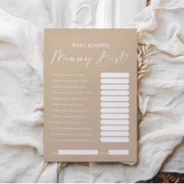 Minimalistisk Boho som känner till bästa spelkort