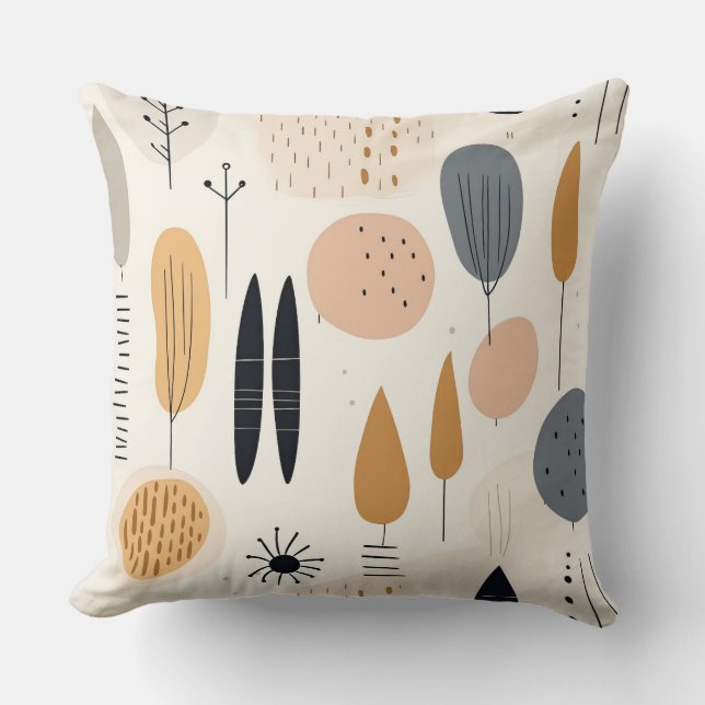 Minimalistisk Boho-stil Dekorativ kudde (Framsida)