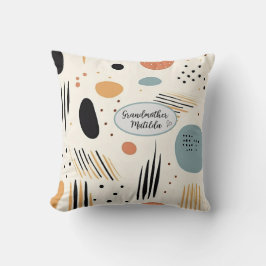 Minimalistisk boho stil personifierbar kudde