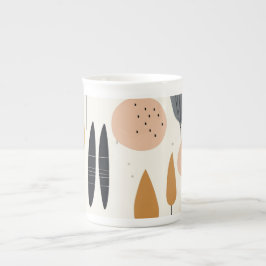 Minimalistisk Boho-stil Specialty Mugg Benporslin Mugg
