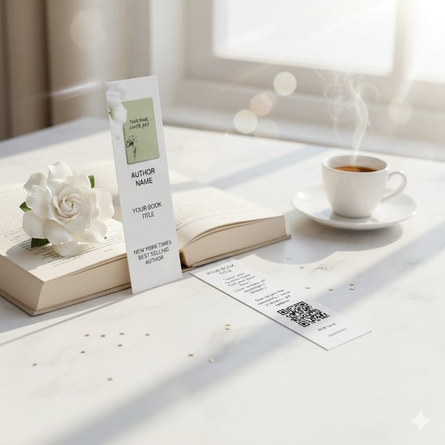 Minimalistisk bokmärkesmall med Bok Cove Mini Visitkort (Skapare uppladdad)