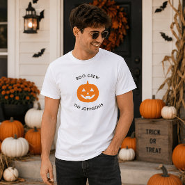 Minimalistisk Boo-gäng – Personlig Halloween T Shirt