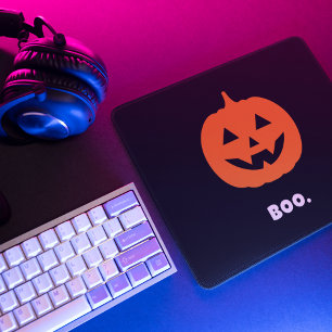 Minimalistisk BOO. Pumpkin - Minimalist Halloween Musmatta