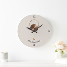 Minimalistisk Borstad Brons Anpassad Monogram