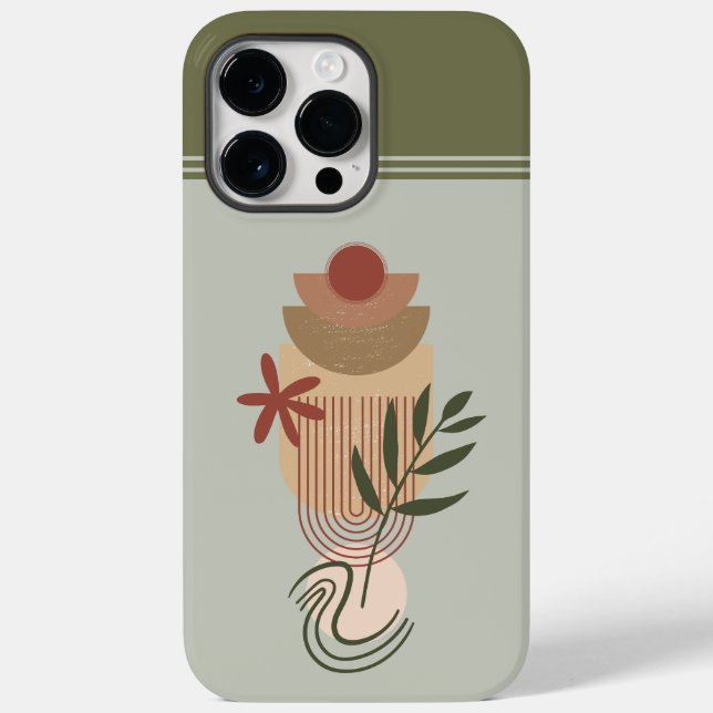 Minimalistisk botanisk abstrakt IV (Baksida)