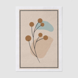 Minimalistisk Botanisk Abstrakt Natur Estetik