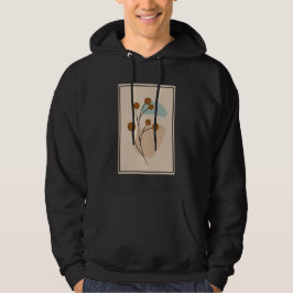 Minimalistisk Botanisk Abstrakt Natur Estetik Hoodie
