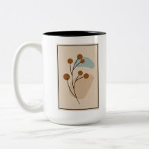 Minimalistisk Botanisk Abstrakt Natur Estetik