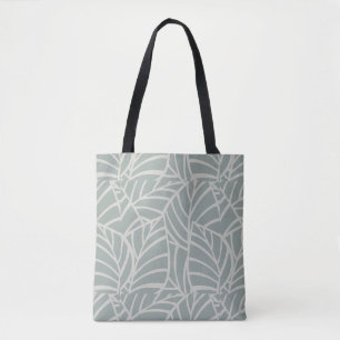 Minimalistisk Botanisk Ådror Tote Tygkasse