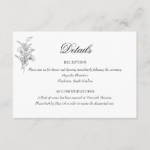 Minimalistisk botanisk Blommigt | Uppgifter om Brö