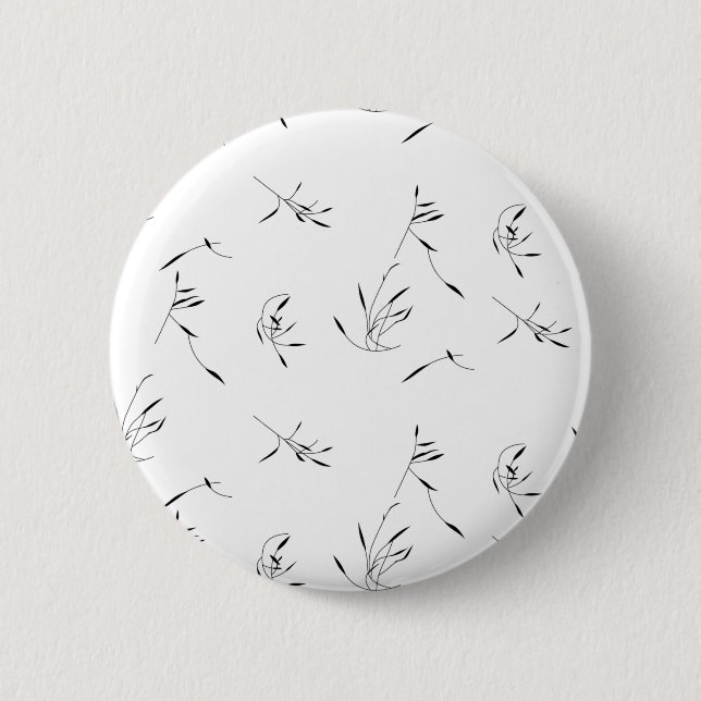 Minimalistisk Botanisk Chic PopSocket Knapp (Framsida)