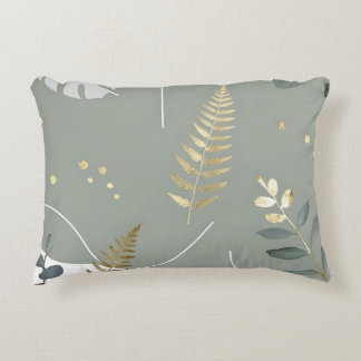 Minimalistisk botanisk design - Modern naturinspir Prydnadskudde
