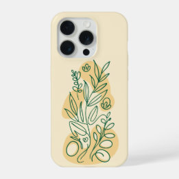 Minimalistisk botanisk linjearbetsillustration Krä