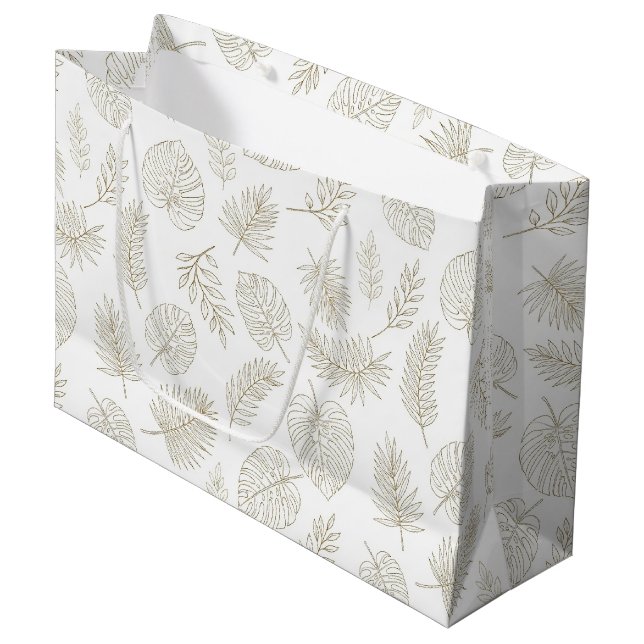 Minimalistisk botanisk linjekonst mönster (6) (Framsidan Vinklad)
