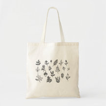 Minimalistisk botanisk linjekonstsamling