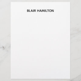 Minimalistisk Brevhuvud