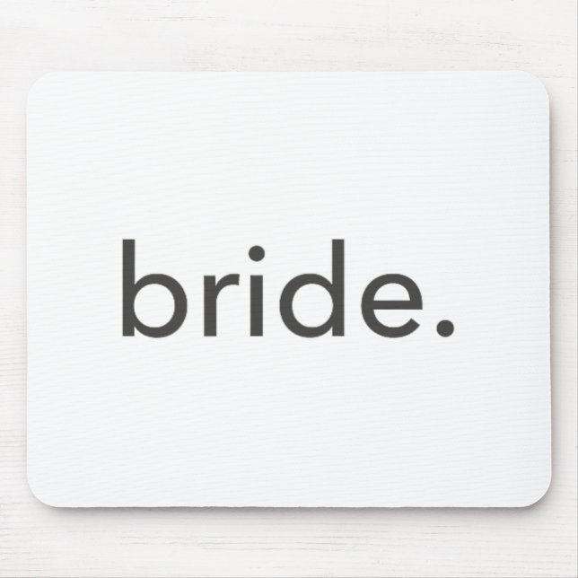 Minimalistisk Bride. Minimal Musmatta (Framsidan)