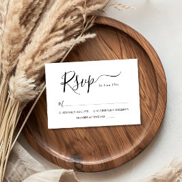 Minimalistisk Bröllop OSA för elegant Calligraphy-