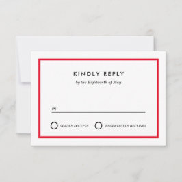 Minimalistisk Bröllop OSA Kort