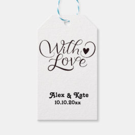 Minimalistisk Bröllop Presentetikett