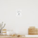 Minimalistisk Bröllop-registrering av fotosignalen Poster (Kitchen)