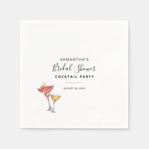 Minimalistisk bröllopsfest för cocktailparty i pap pappersservett