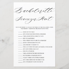 Minimalistisk bröllopsfest-sökjakt spel