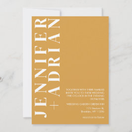 Minimalistisk bröllopsinbjudan inbjudningar