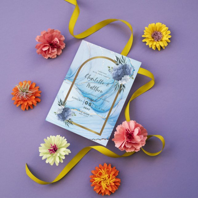 Minimalistisk bröllopsinbjudan - Snyggt och giftfu Inbjudningar (Skapare uppladdad)