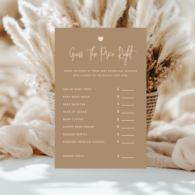 Minimalistisk brun Gender - visa Pris (Skapare uppladdad)