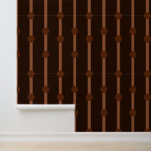Minimalistisk Brun Geometriska Prickar och Ränder