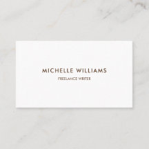 Minimalistisk brun Professionell