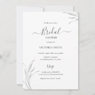Minimalistisk Brunch med Bride-Möhippan Inbjudningar
