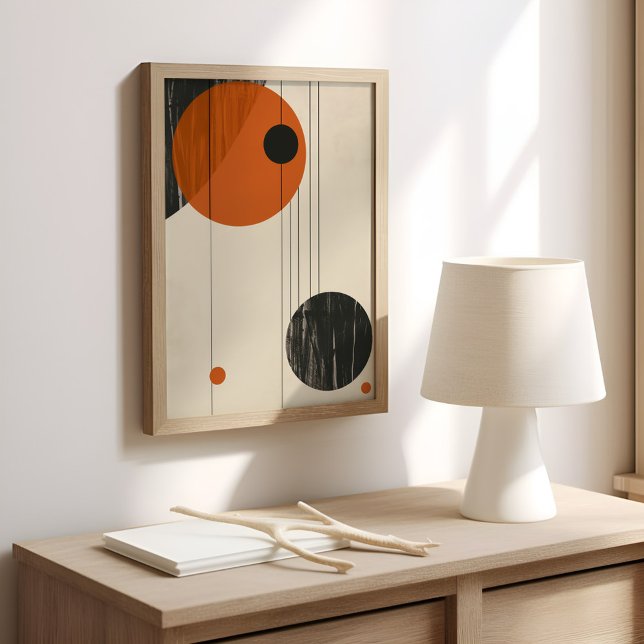 Minimalistisk brunt och Beige-geometri Poster (Skapare uppladdad)