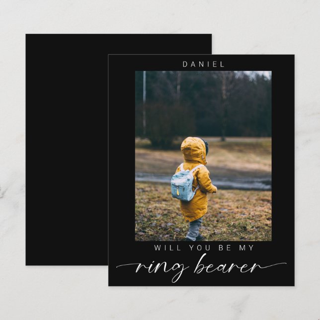 Minimalistisk budget. Kommer du att bli mitt Ring  (Fram/baksida)