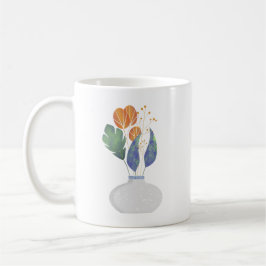 Minimalistisk bukettmugg kaffemugg