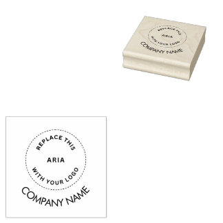 Minimalistisk Business Logotyp Company Namn White Stämpel