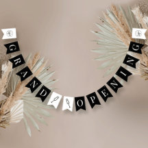 Minimalistisk Business Logotyp Grand Open Promotio