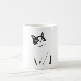 Minimalistisk Cat Line Art Mugg - Elegant och mode