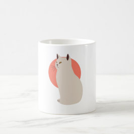 Minimalistisk Cat Line Art Mugg - Elegant & Snyggt