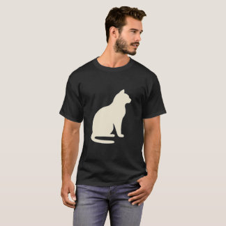 Minimalistisk Cat Silhouette - Djurälskare T Shirt