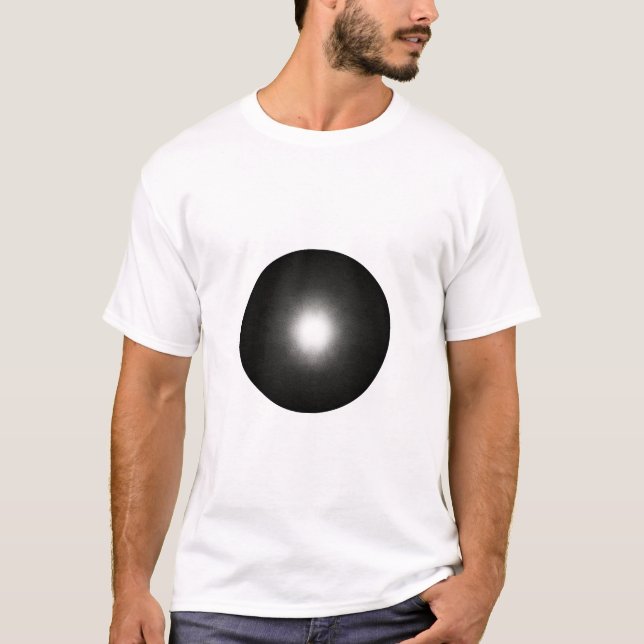 "Minimalistisk centrifugering T-Shirt Design" (Framsida)