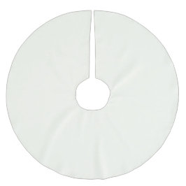 Minimalistisk chic av elfenben med fast elegant julgransmatta borstad polyester