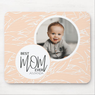 Minimalistisk Chic Bästa Mamma någonsin-foto för R Musmatta