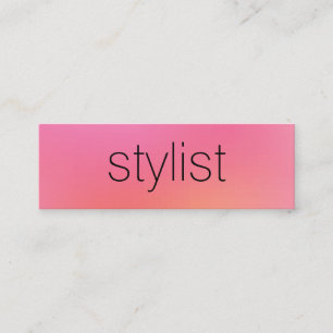 Minimalistisk Chic, blandad bakgrund Mini Visitkort