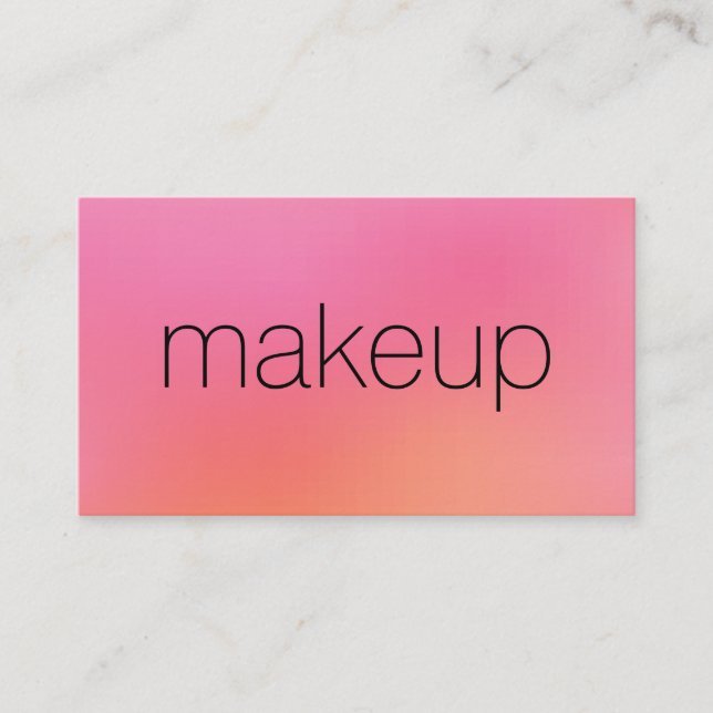 Minimalistisk Chic, blandad bakgrund Visitkort (Framsida)