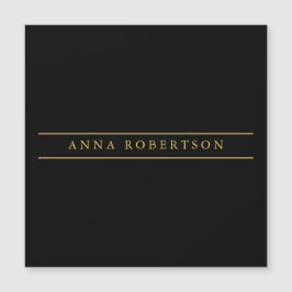 Minimalistisk Chic för Black Guld Färg Professione