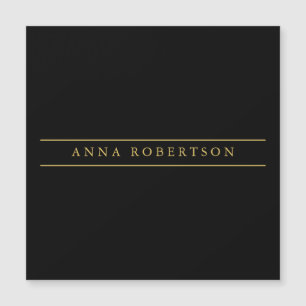 Minimalistisk Chic för Black Guld Färg Professione