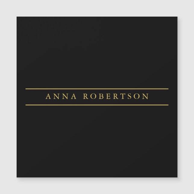 Minimalistisk Chic för Black Guld Färg Professione (Framsida)