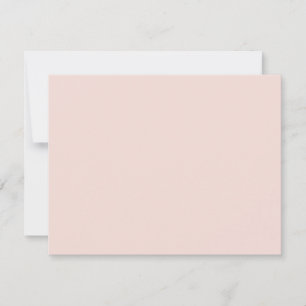 Minimalistisk chic för rosa med fast elegant anteckningskort